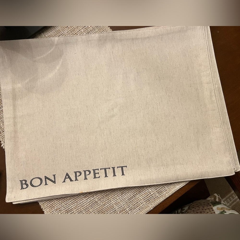 6 Bon Appetit Placemats